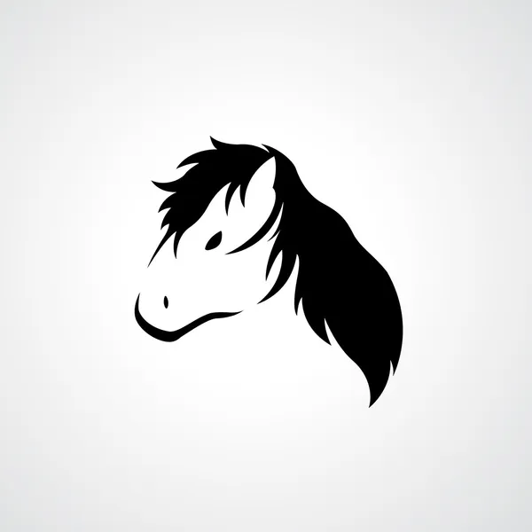 Icono caballo — Vector de stock