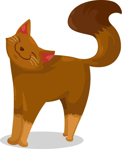 Lindo gato — Vector de stock