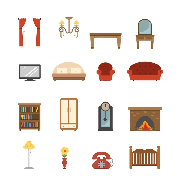 Icono de los muebles — Vector de stock