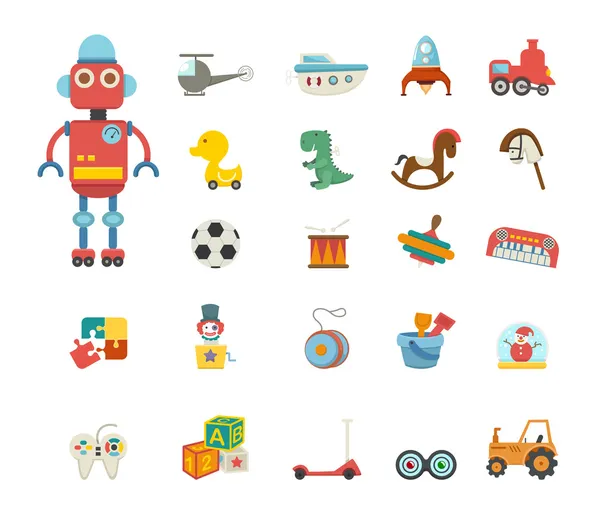 Speelgoed pictogram — Stockvector
