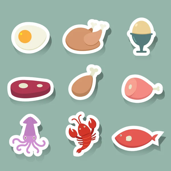 Food icons — Stock Vector