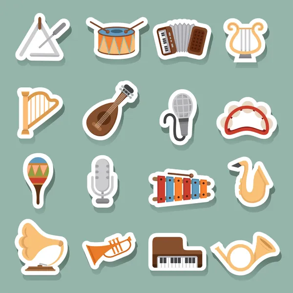 Music instruments — Stock Vector