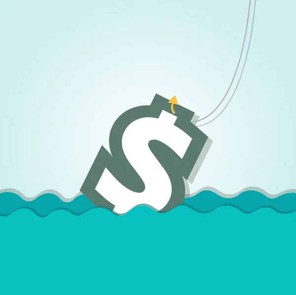 Icono del dinero — Vector de stock