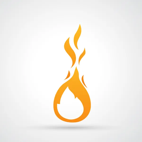 Yangın simgesi — Stok Vektör