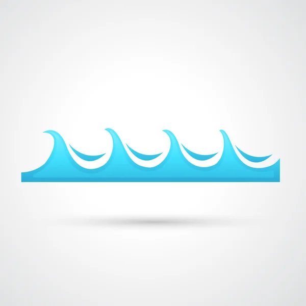 Water wave icon — Stock Vector