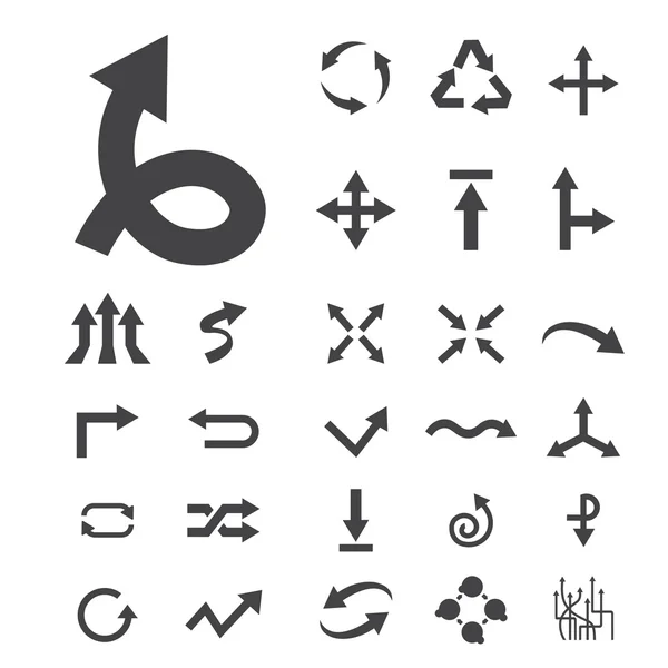 矢印 icons.vector eps10 — ストックベクタ