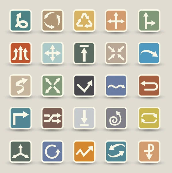 Flecha icons.vector eps10 — Archivo Imágenes Vectoriales