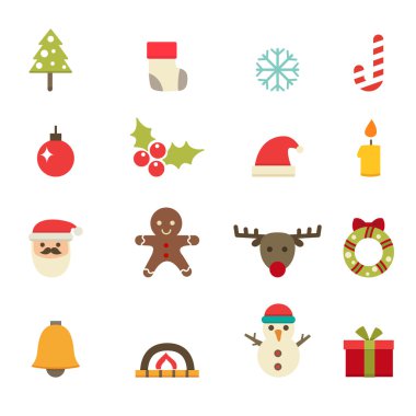 eps10 vektör Christmas Icons