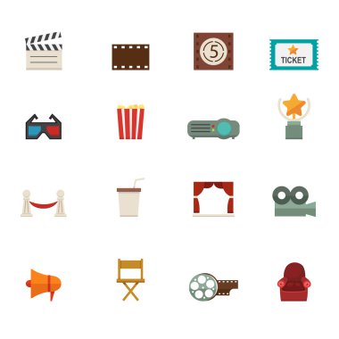 eps10 film simgeler vektör