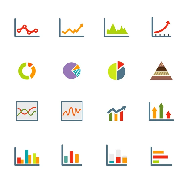 Infographics icons vector eps10 — Stock Vector