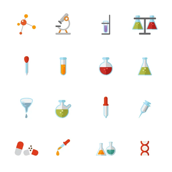 Science icons vector eps10 — Stock Vector