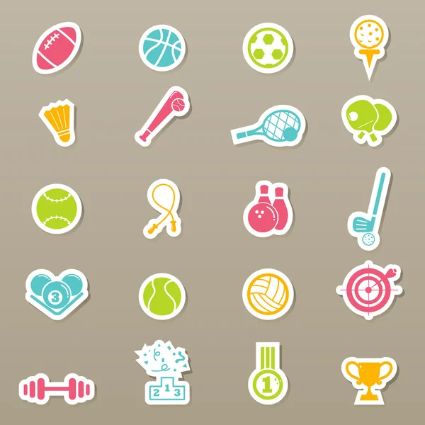 Iconos deportivos — Vector de stock