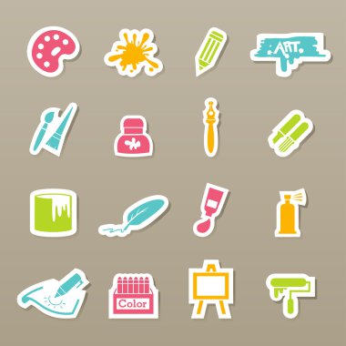 Sanat simgeler vektör