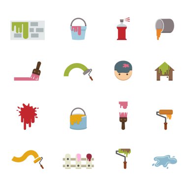 eps10 boya simgeler vektör