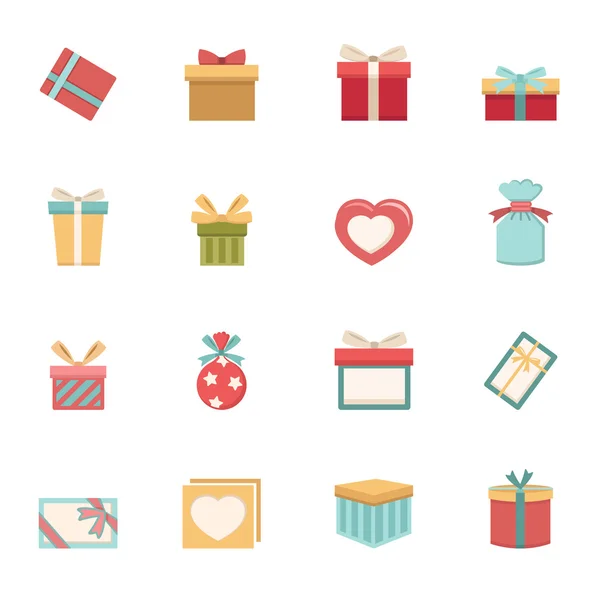 Gift box icons vector eps10 — Stock Vector