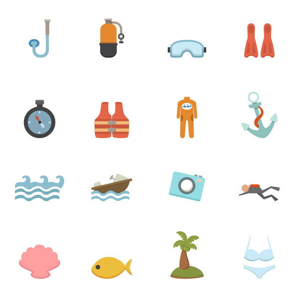 Вектор Summer Icons
