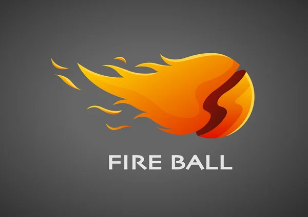 Feuerball-Ikone — Stockvektor