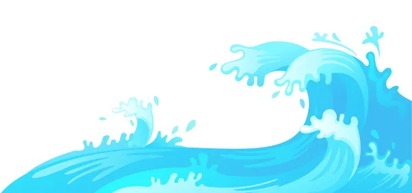 Water wave vector — Stock Vector