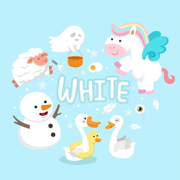 Illustration Isolated Color While Group Vector — 스톡 벡터