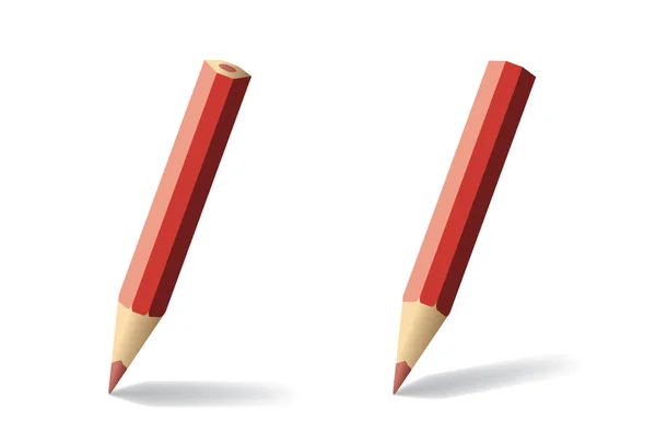 Kalem (kırmızı) — Stok Vektör