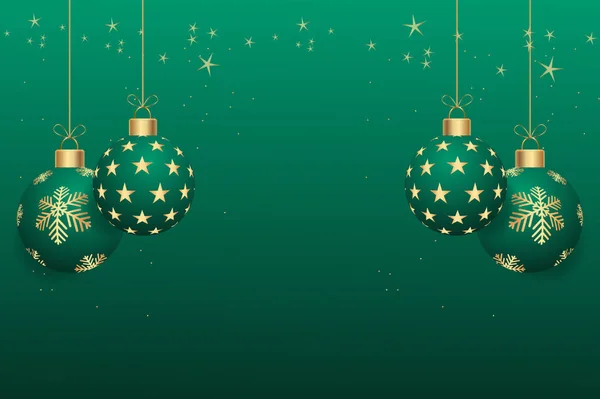 Noel Tatili Dekoratif Yeşil Soyut Desen Arkaplanı