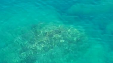 Su yüzeyinde Derin Mavi Okyanus Hareketi