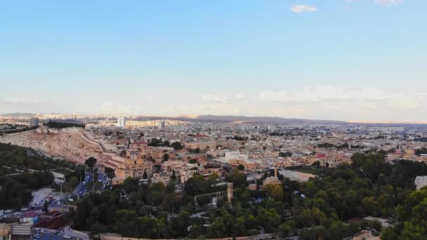 Aerial Rising View Urfa City Turkey Famous Historical Landmark Turkey — Vídeos de Stock