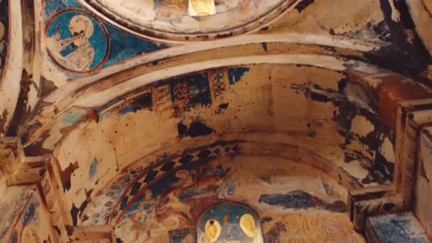 Ani Turkey April 22Nd 2022 Frescoes Church Gregory Tigran Honents — ストック動画