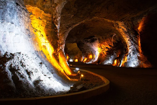 Tuzluca Zoutmijn Tunnel Beroemde Reisbestemming Oost Anatolië Turkije — Stockfoto