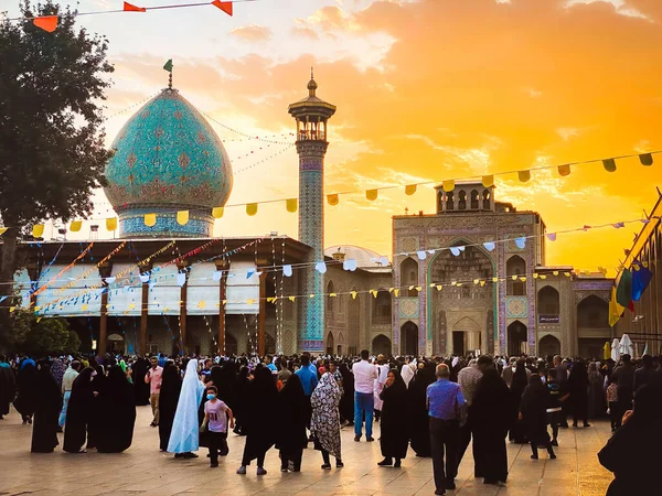 Shiraz Iran 10Th June 2022 Celebration Ceremonial Event Shahcheragh Holy — Foto de Stock