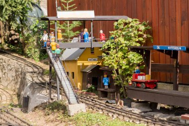 Bahçe model demiryolu Brno - Obrany Çek Cumhuriyeti