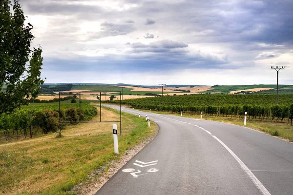 EuroVelo 13, the Iron Curtain radweg at Czech - Austrian borders, south Moravia. The Iron Curtain Trail