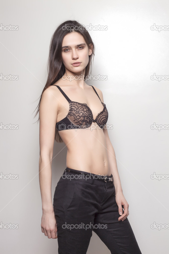 bra girl wearing