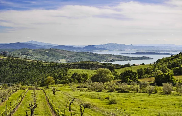 Italiaans landschap van Umbrië — Stockfoto