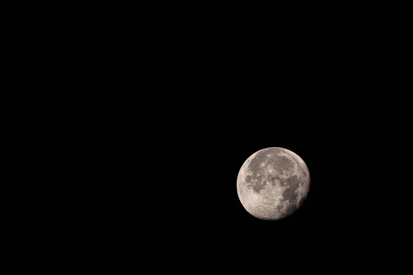 Měsíc Noční Obloze Pozadí — Stock fotografie