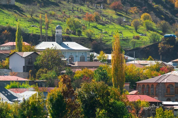 Blick Auf Das Dorf Lahij Aserbaidschan — Stockfoto