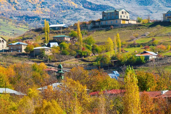 Vista Aldea Lahij Azerbaiyán —  Fotos de Stock