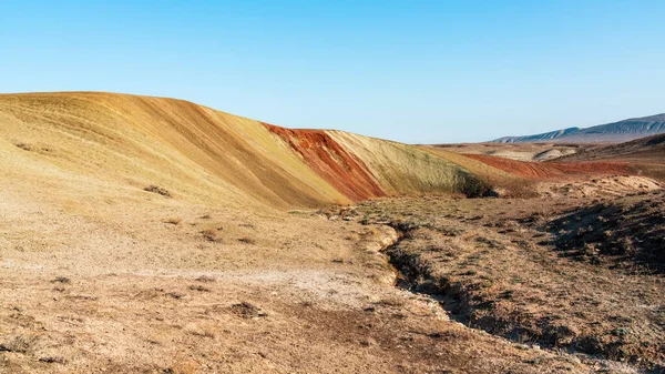 Montanhas Areia Vermelha Área Deserto — Fotografia de Stock