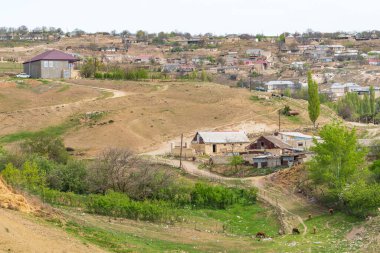 View of the ancient village of Sundu located in Azerbaijan