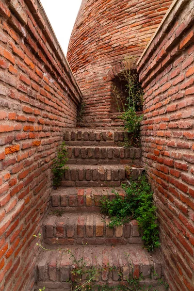 Escaliers Murs Ancien Sauna Des Siècles Situé Dans Ville Guba — Photo