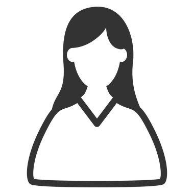 Kumarhane krupiyesi ikonu. Düz biçim vektör çizimi beyaz arkaplanda izole edildi