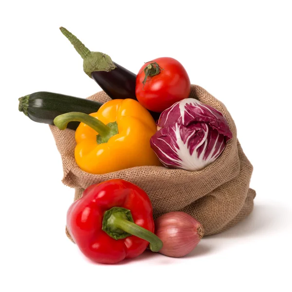 Bolsa con verduras — Foto de Stock