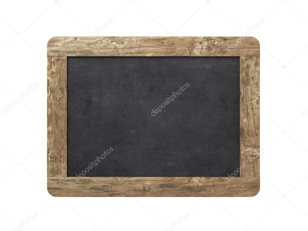 Blank old blackboard