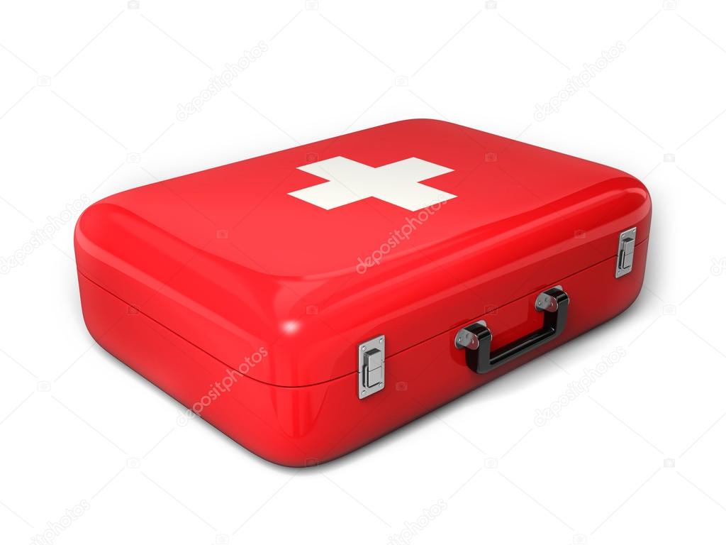 First aid suitcase