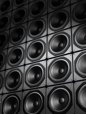 Speakers wall