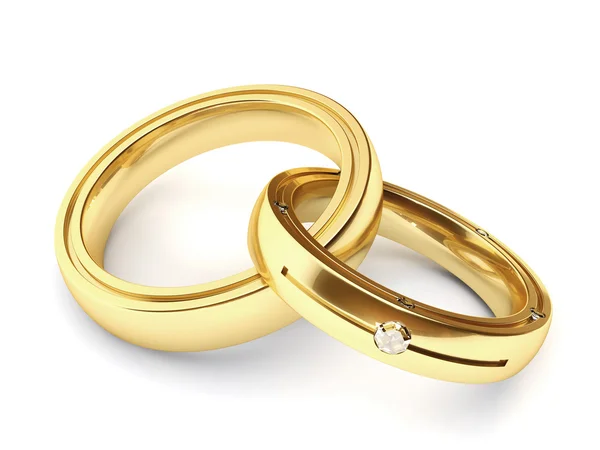 Wedding rings — Stock Photo, Image