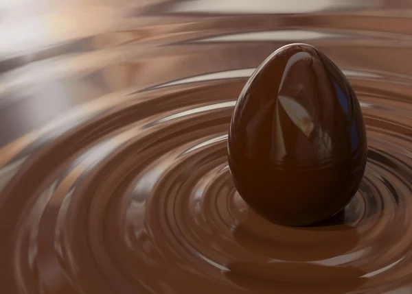 Chocolate egg — Stock Photo, Image