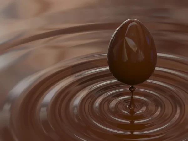 ไข่ช็อคโกแลต — ภาพถ่ายสต็อก
