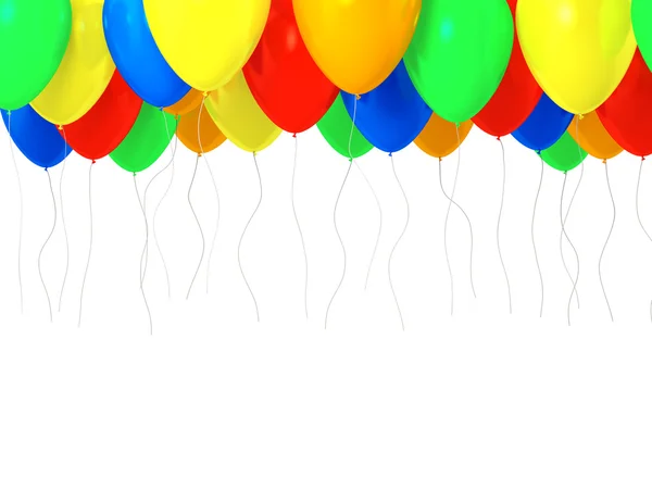 Çok renkli baloons — Stok fotoğraf