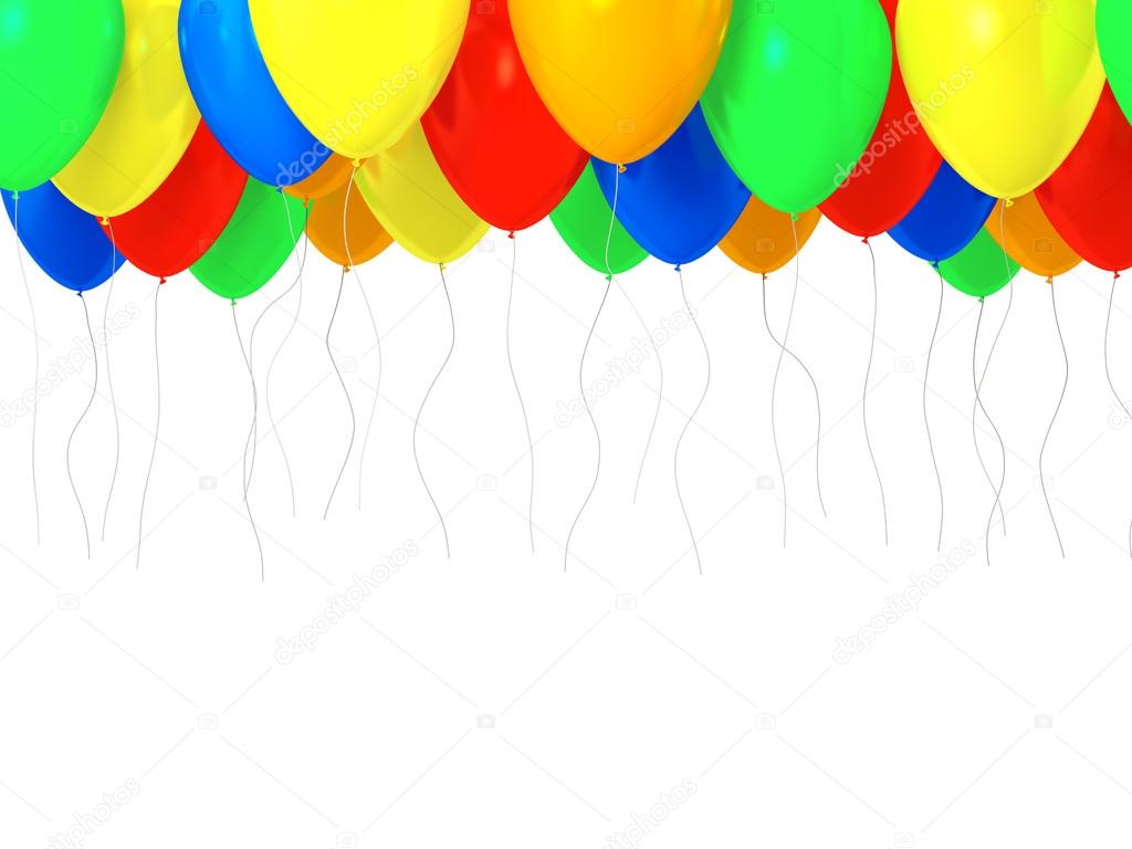 Multicolored baloons